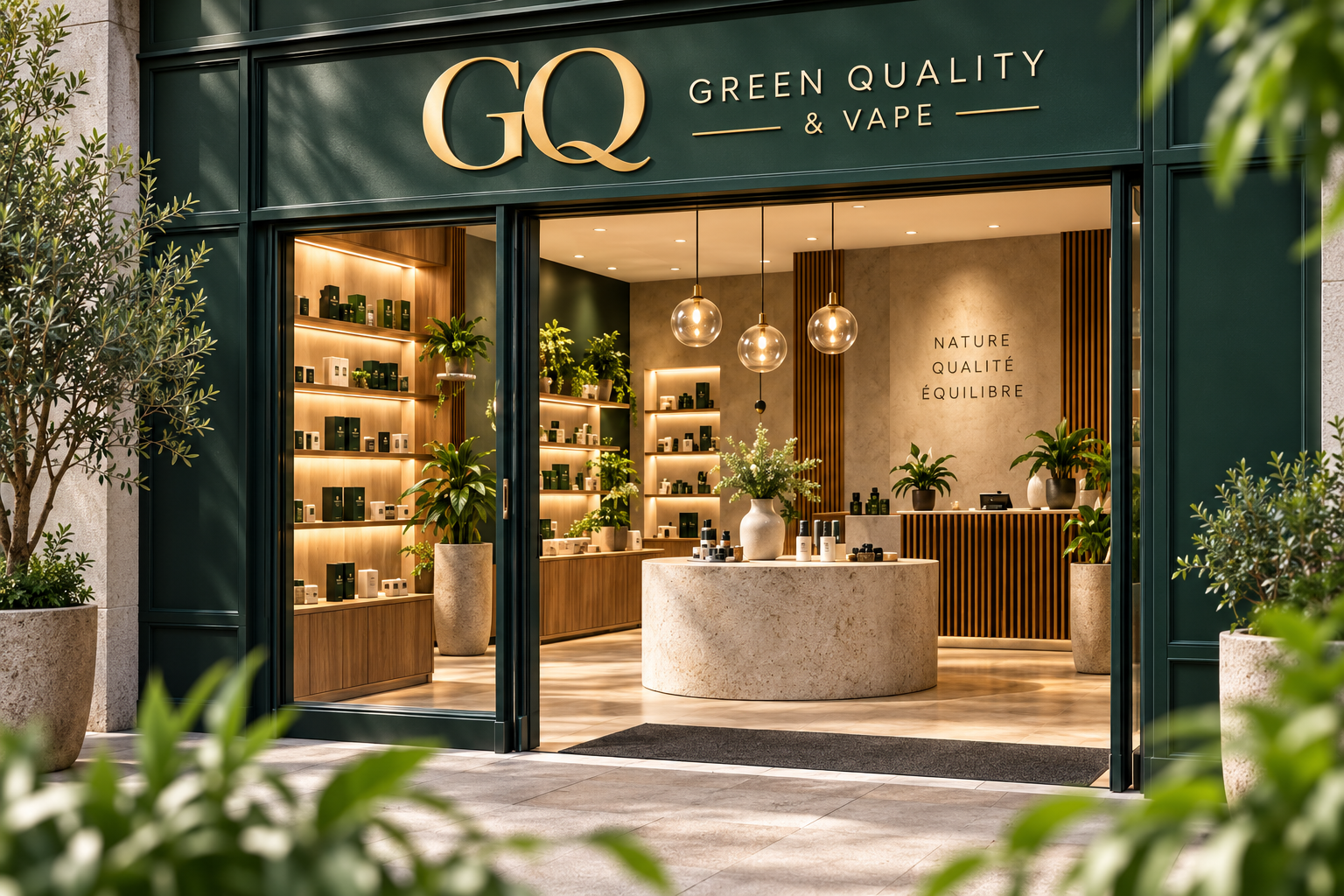 Projection d’ambiance de boutique — visuel conceptuel