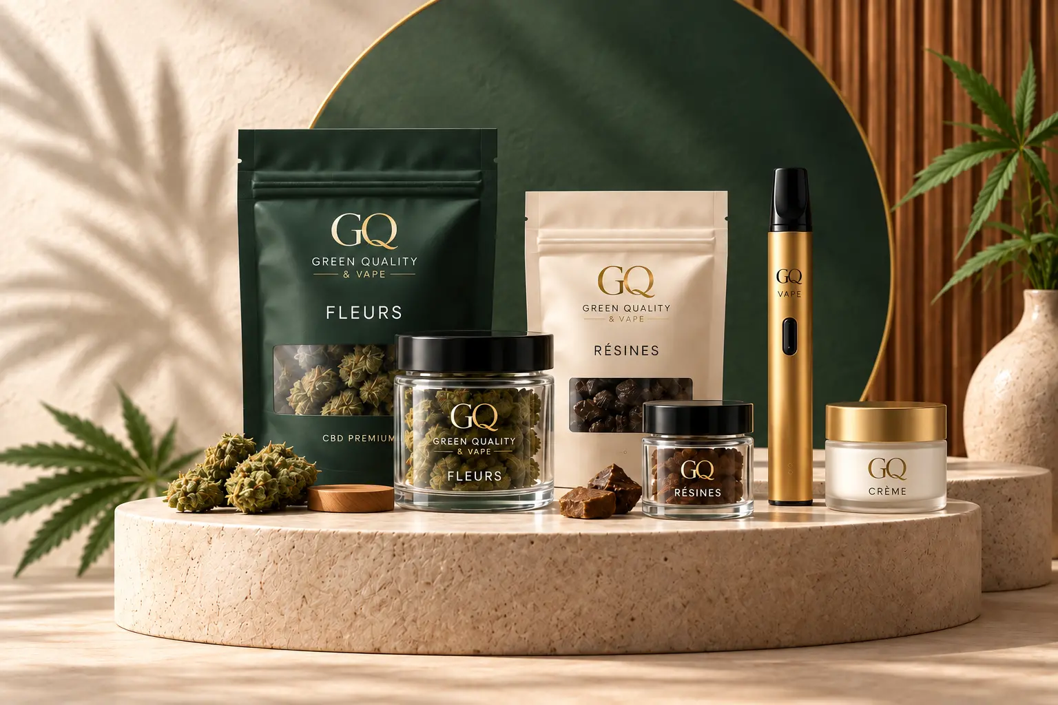 Green Quality — collection de produits sur pierre naturelle